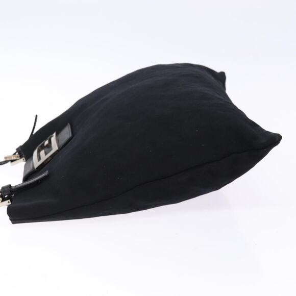 FENDI Tote Bag Nylon Black Silver - Picture 5 of 12